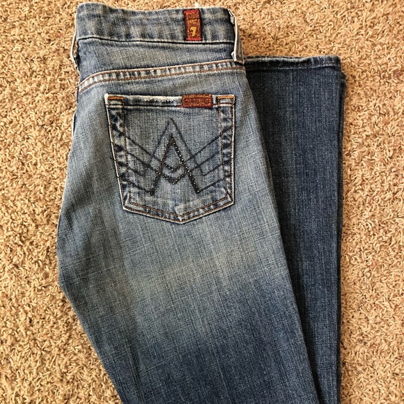 7 for all mankind swarovski crystal